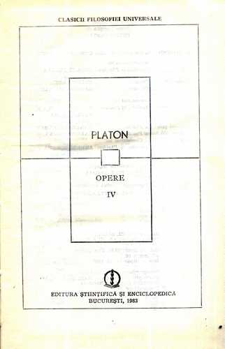 Platon - Opere (vol. 4)