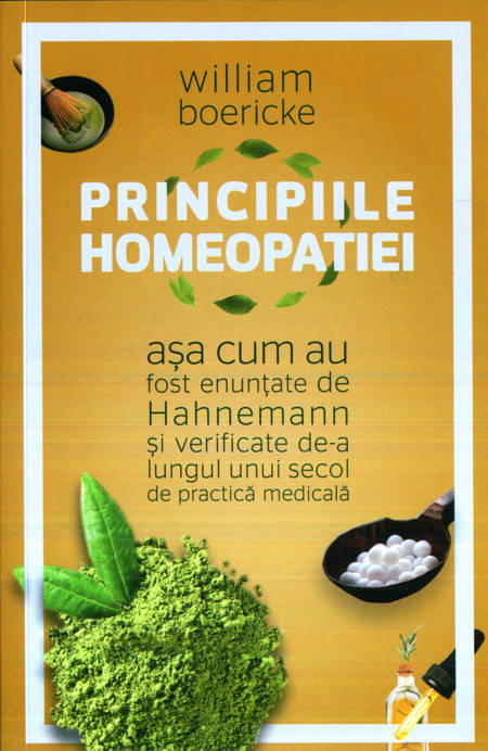 William Boericke - Principiile homeopatiei
