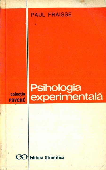 Paul Fraisse - Psihologia experimentală