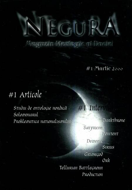Negura - Magazin ideologic - Nr. 1